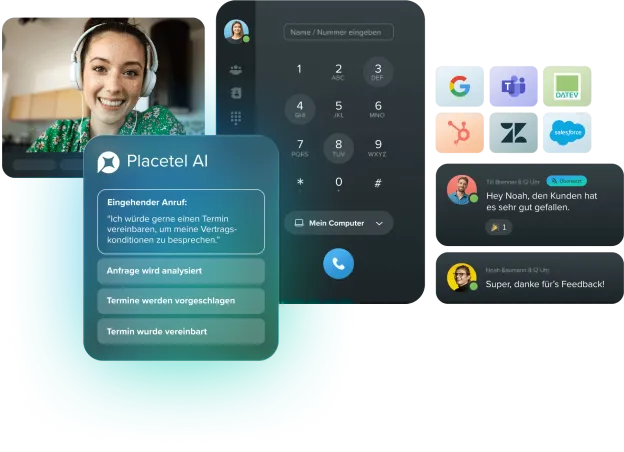 Placetel Cloud-Telefonanlage - Professionelle VoIP-Telefonie aus Deutschland